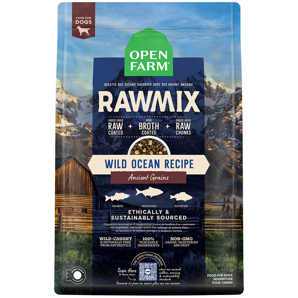 Open Farm RawMix Wild Ocean Ancient Grains Recipe | Dry Dog Food