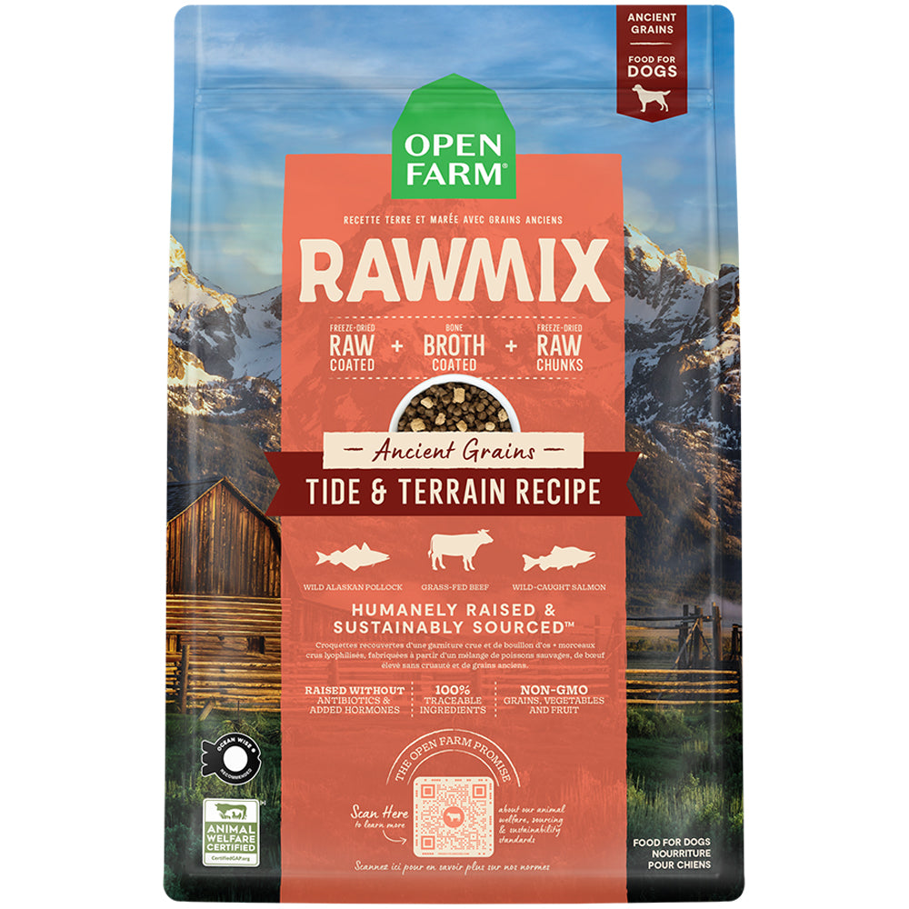 Open Farm RawMix Tide & Terrain Ancient Grains Recipe | Dry Dog Food