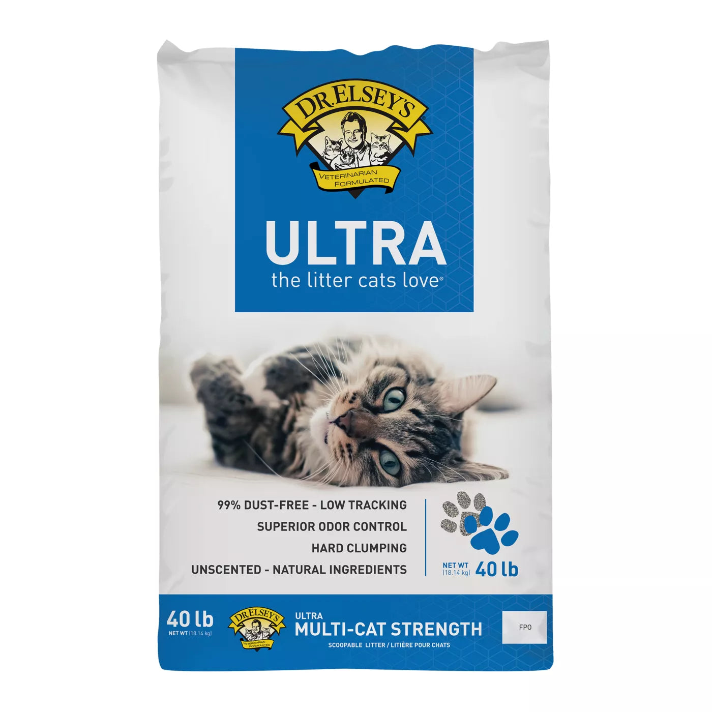 Dr. Elsey's Ultra Clumping Clay Multi-Cat Formula | Cat Litter