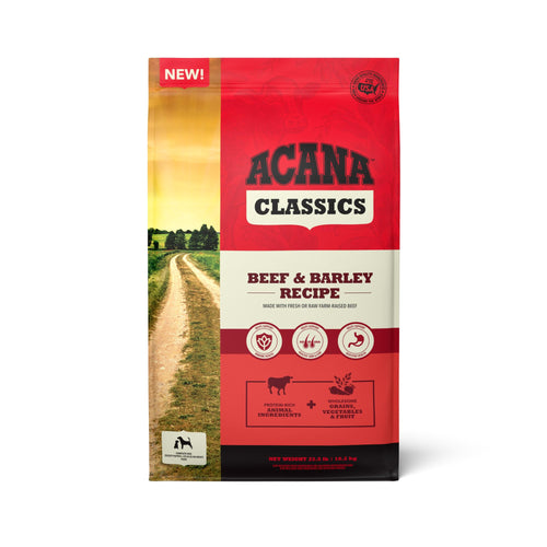 Acana Classics Beef & Barley Recipe | Dry Dog Food