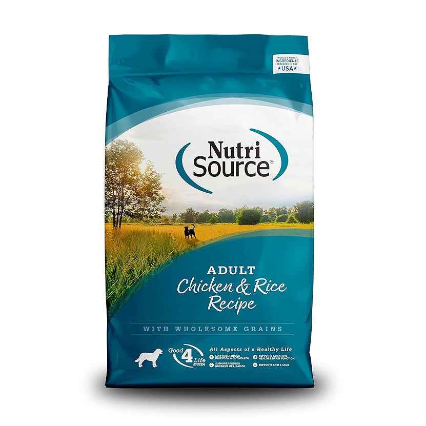 NutriSource Adult Chicken & Rice Recipe | Dry Dog Food