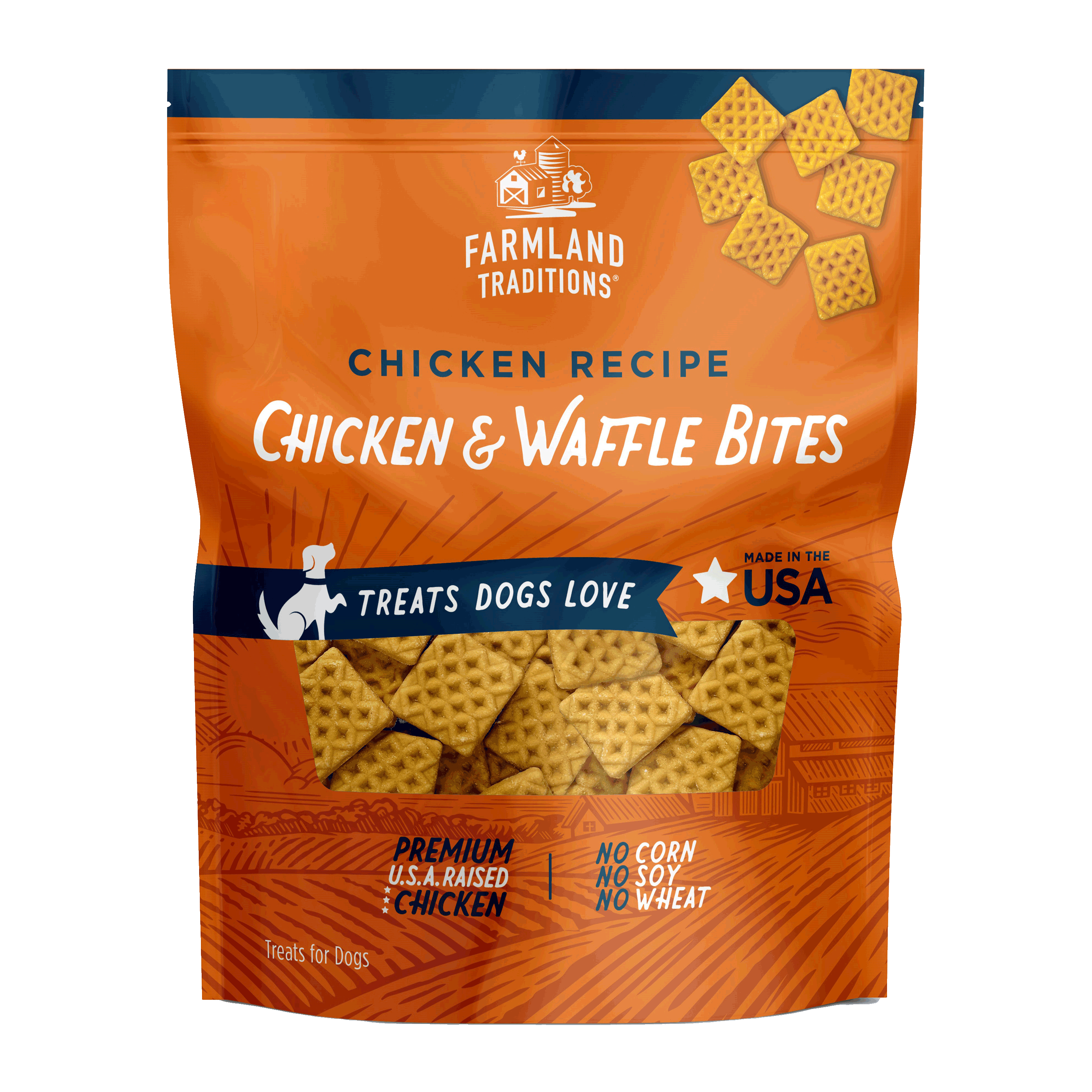 Farmland Traditions Chicken & Waffle Bites | Jerky