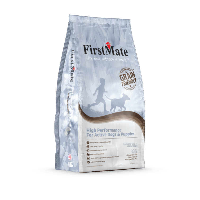 FirstMate Grain Friendly High Performance Formula for Active Dogs & Puppies | Dry Dog Food