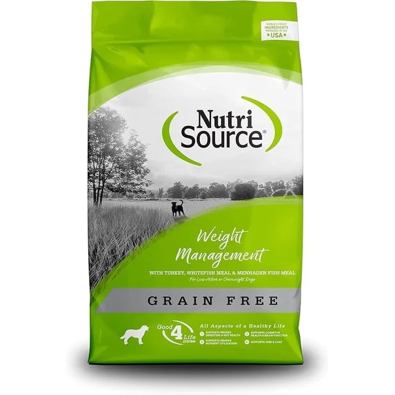 NutriSource Grain Free Weight Management Recipe | Dry Dog Food