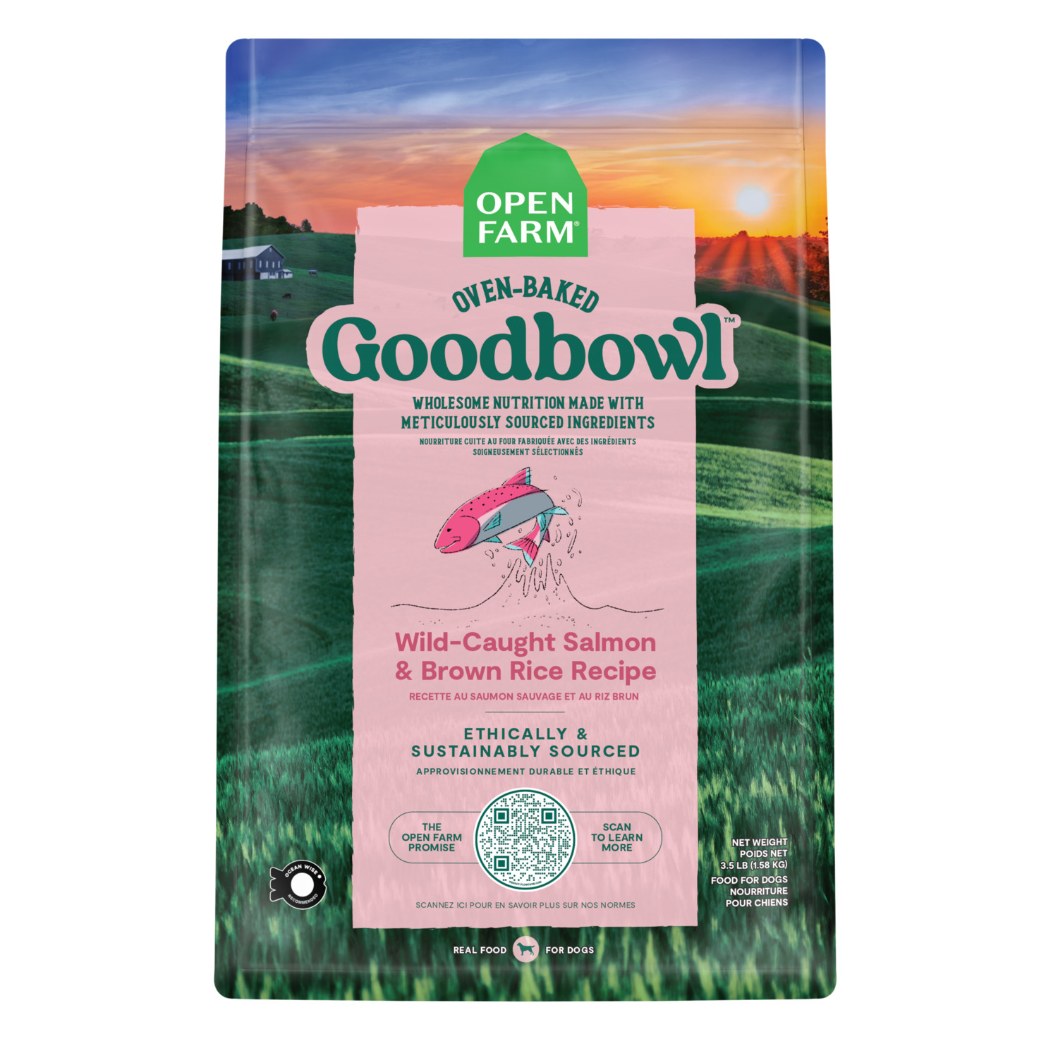 Open Farm Goodbowl Wild-Caught Salmon & Brown Rice | Dry Dog Food
