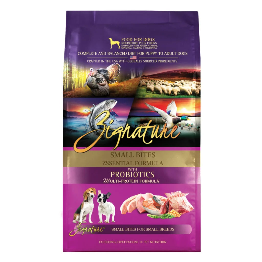 Zignature Small Bites Zssential Formula | Dry Dog Food