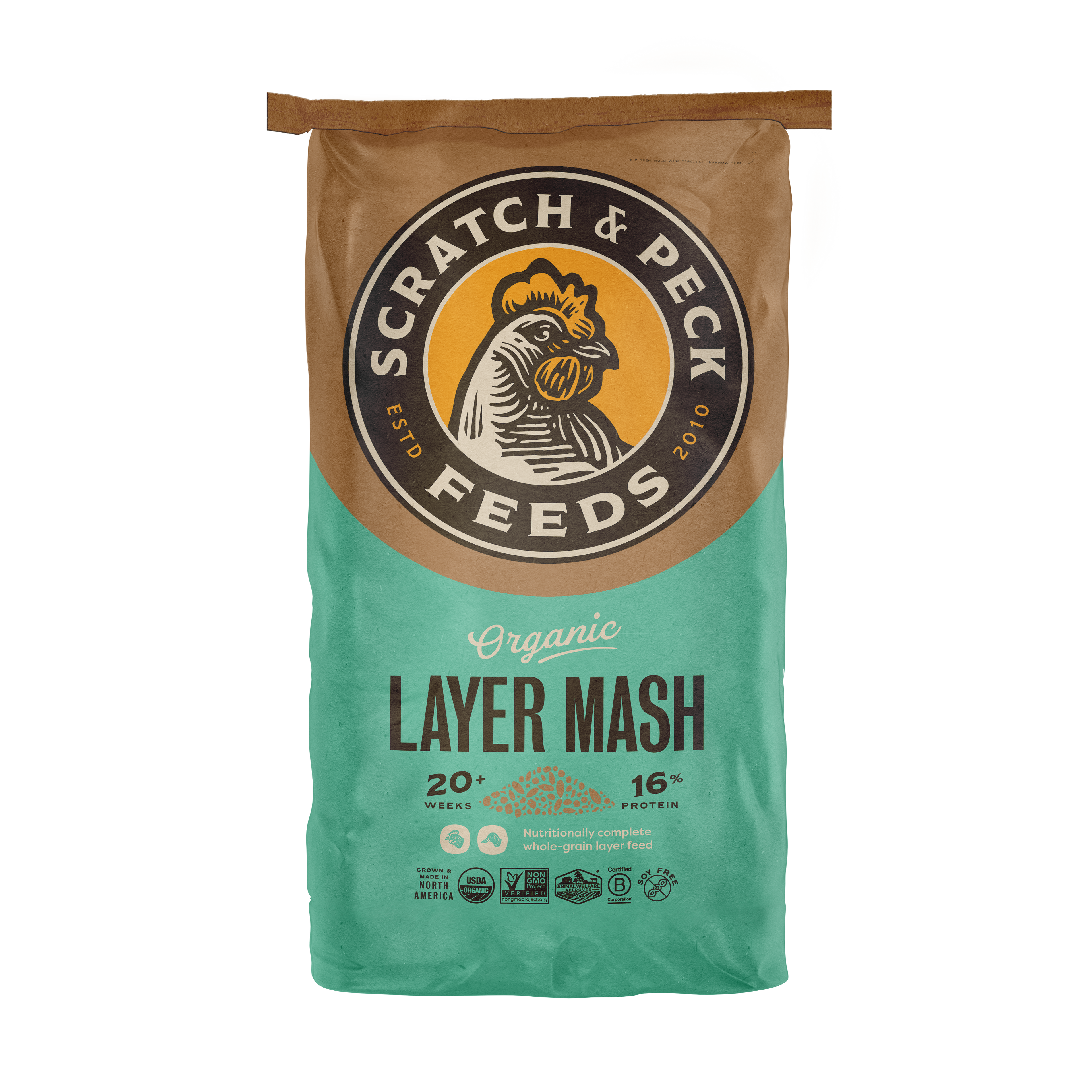 Scratch and Peck Organic Layer Mash | Chicken Feed