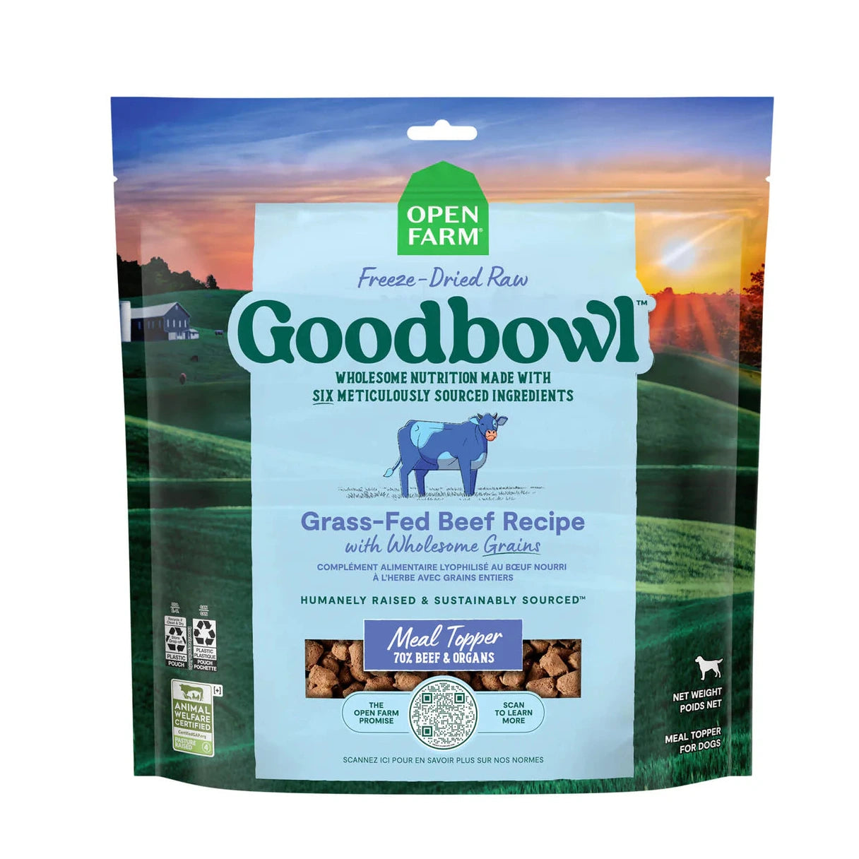 Open Farm Goodbowl Grass-Fed Beef Recipe | Freeze-Dried