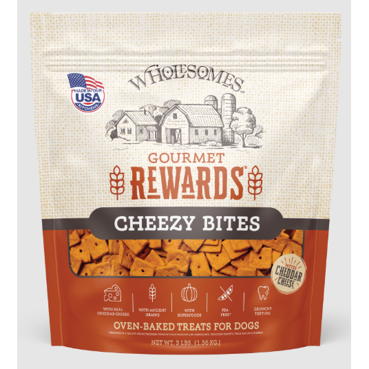 Wholesomes Gourmet Rewards Cheezy Bites | Biscuits