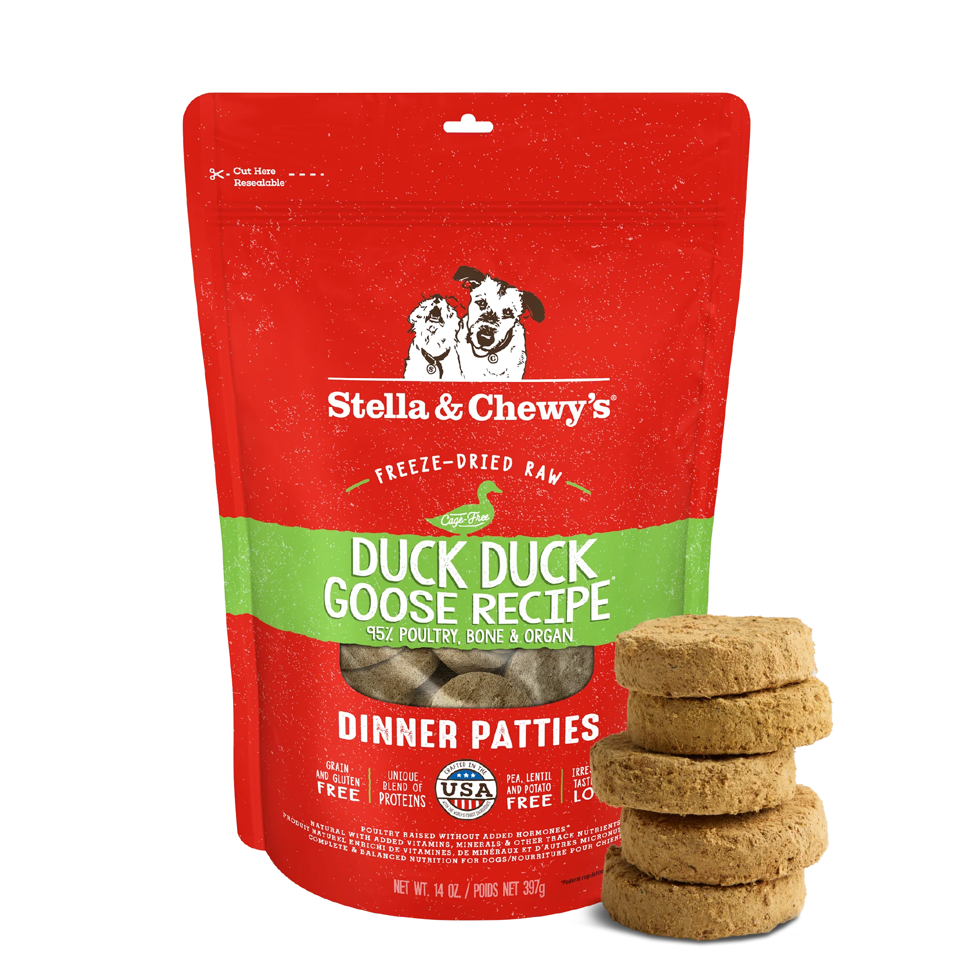 Stella & Chewy's Duck Dinner Patties Recipe | Freeze-Dried