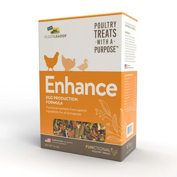 FlockLeader Enhance Functional Poultry Treat | Livestock Treat
