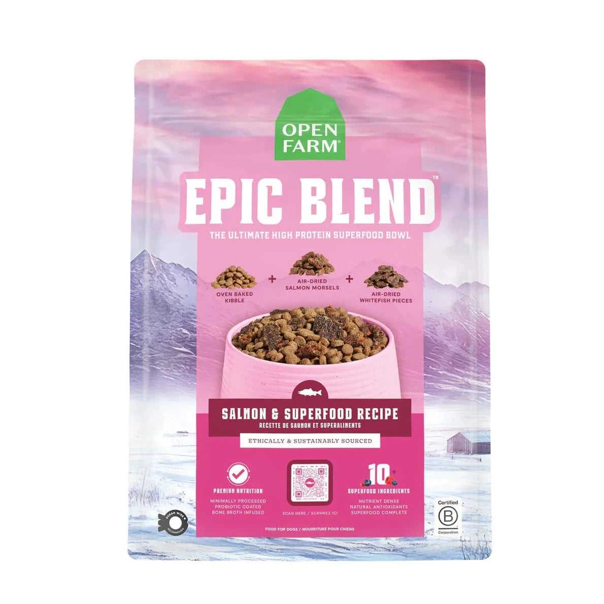 Open Farm Epic Blend Salmon & Superfood | Dry Dog Food