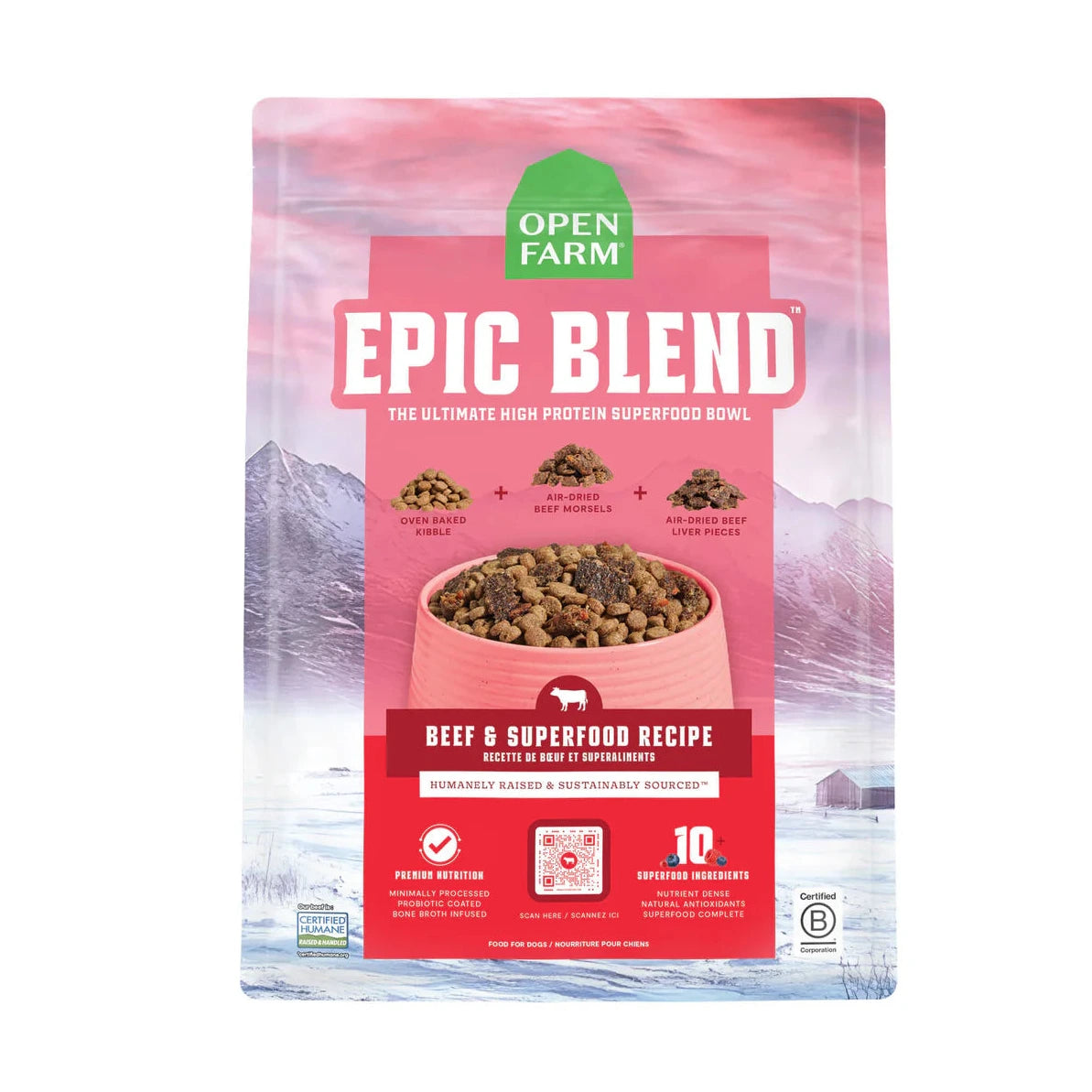 Open Farm Epic Blend Beef & Superfood | Dry Dog Food