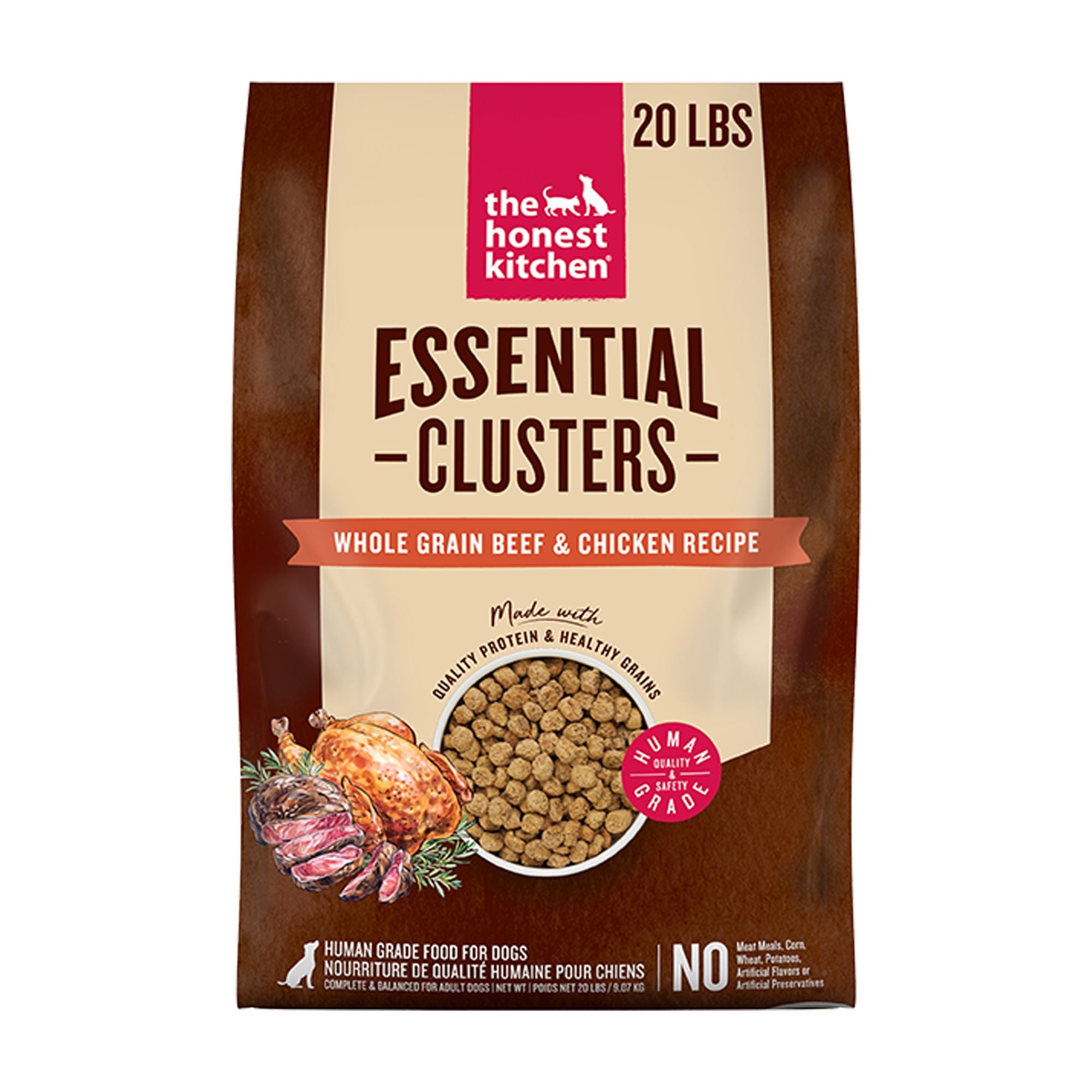 The Honest Kitchen Essential Clusters Beef & Chicken | Dry Dog Food