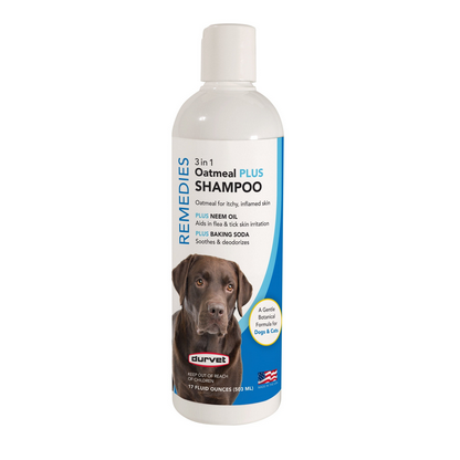 Durvet Remedies Oatmeal Plus Shampoo | Skin & Coat