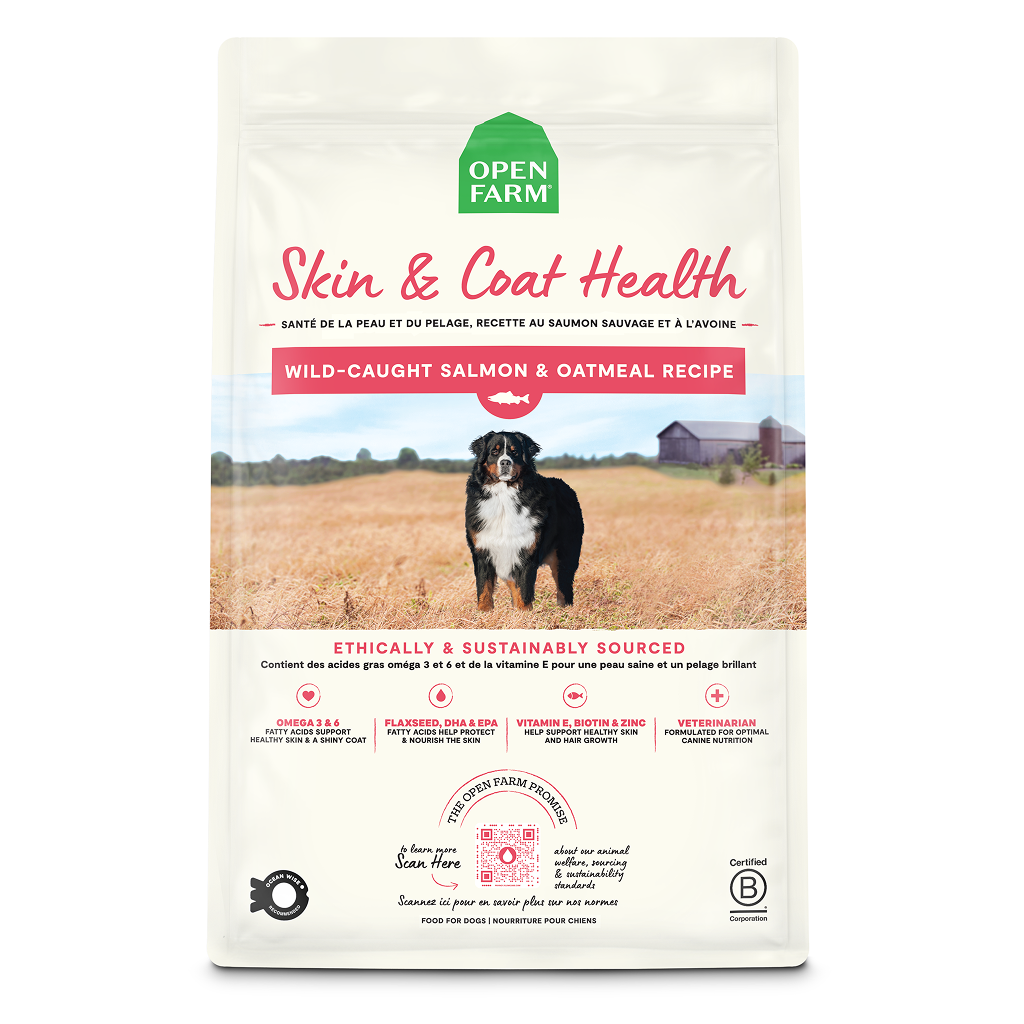 Open Farm Salmon & Oatmeal Skin & Coat Recipe | Dry Dog Food