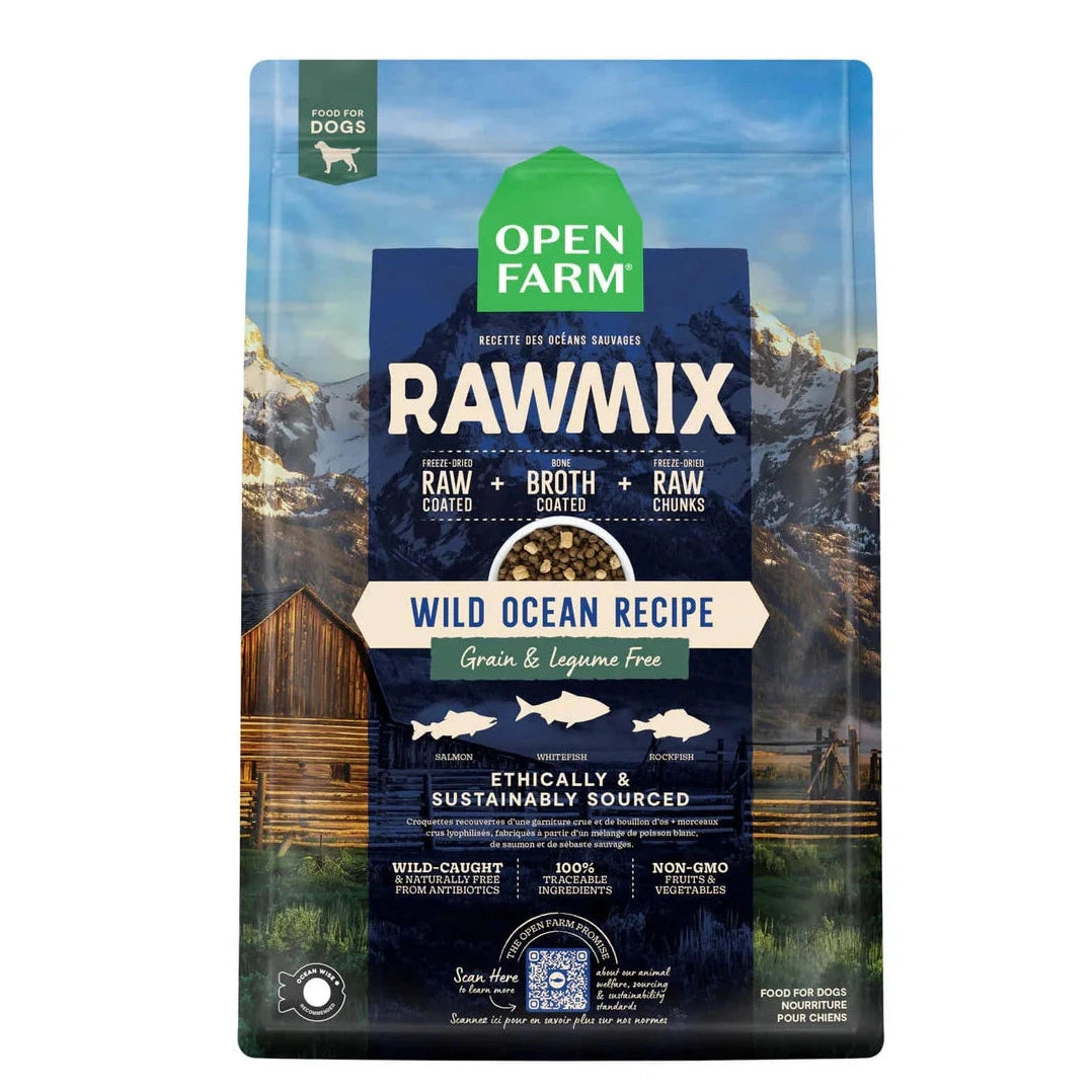 Open Farm RawMix Wild Ocean Grain-Free Recipe | Dry Dog Food