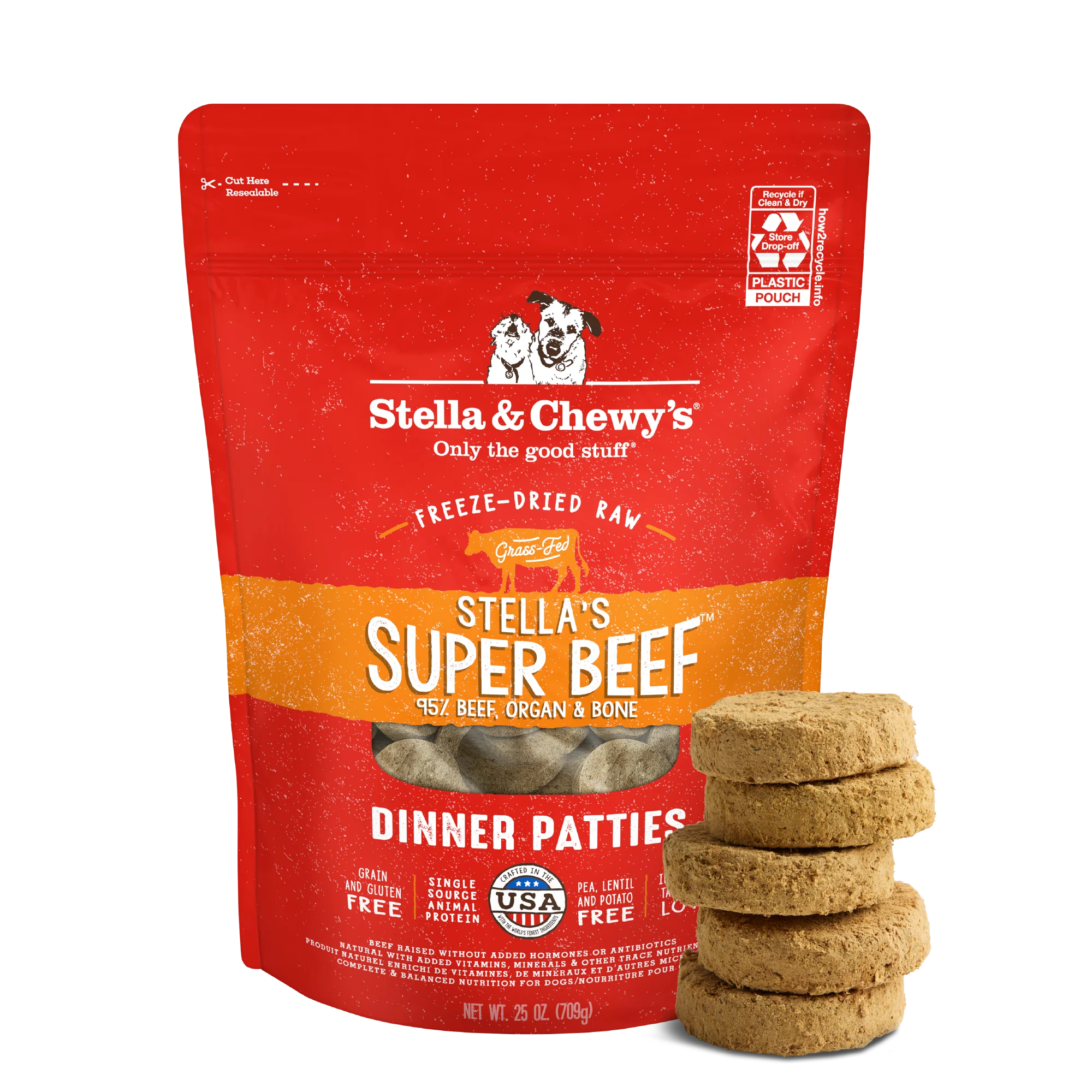 Stella & Chewy's Super Beef Dinner Patties Recipe | Freeze-Dried