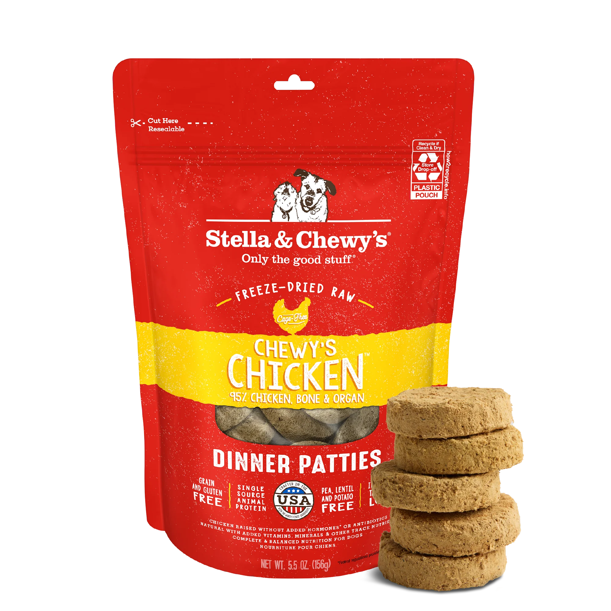 Stella & Chewy's Chicken Dinner Patties Recipe | Freeze-Dried