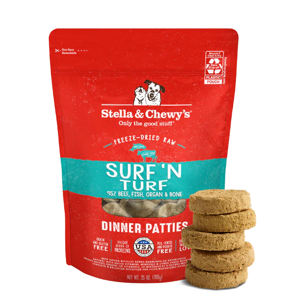 Stella & Chewy's Surf 'N Turf Dinner Patties Recipe | Freeze-Dried