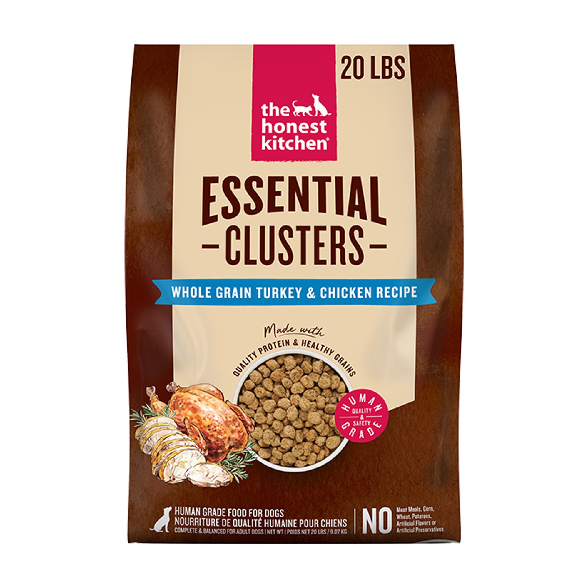 The Honest Kitchen Essential Clusters Turkey & Chicken | Dry Dog Food