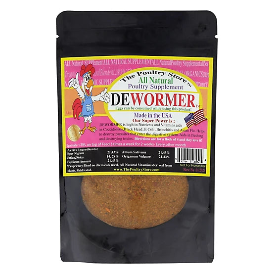The Poultry Store Natural Chicken Dewormer | Livestock Supplement